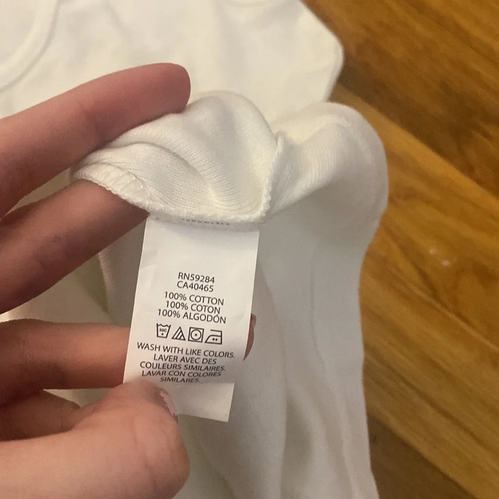 NWT The Children’s Place Girls White Tank Top Size L